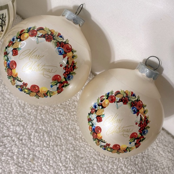 Vintage Christmas Tree Ornaments X4 - Picture 4 of 11